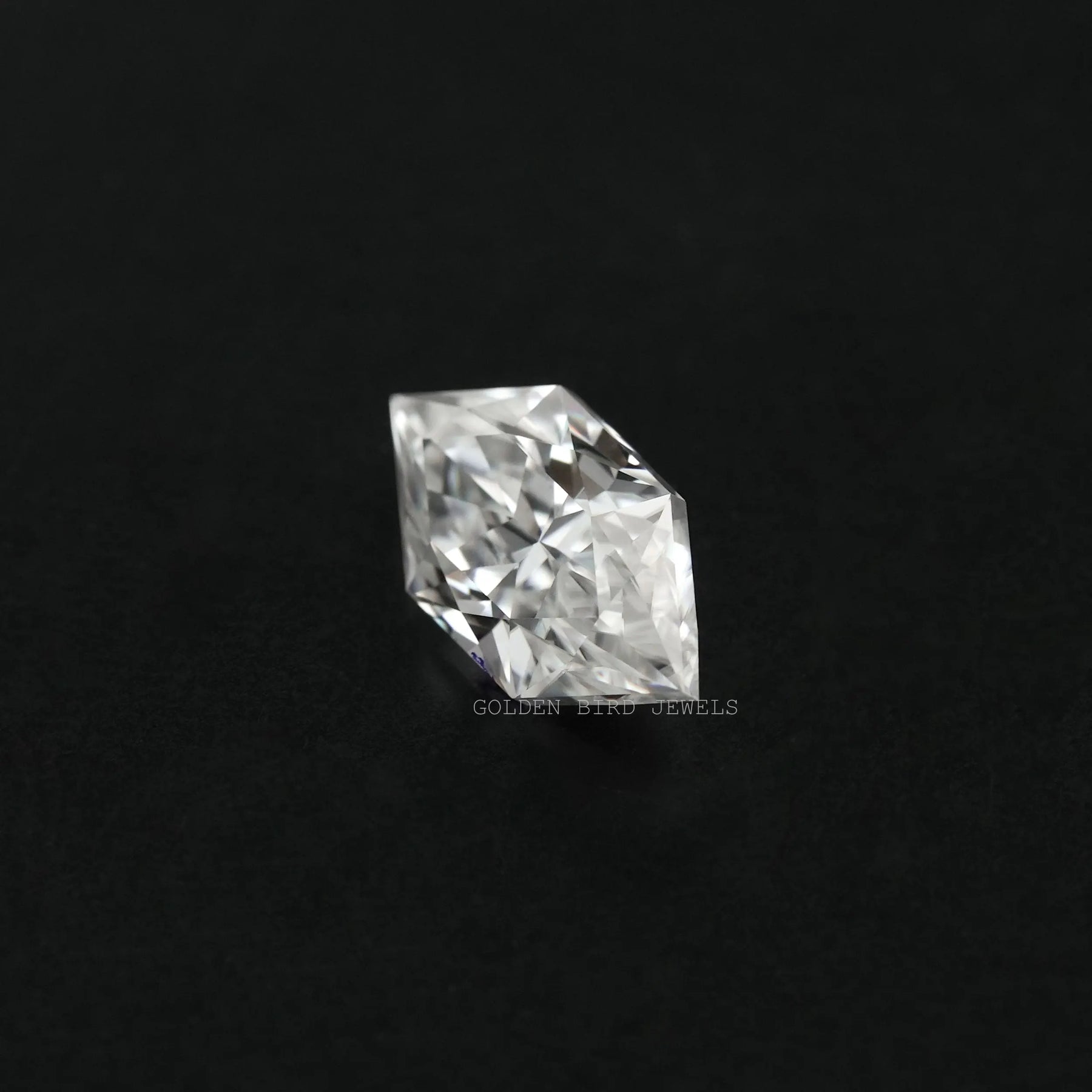 Side Look Of 1.07 carat Dutch Marquise Cut Colorless Moissanite For Engagement Ring