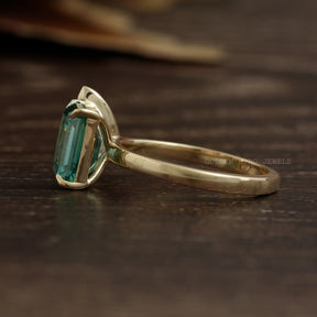 [Two Stone Toi Moi Moissanite Engagement Ring]-[Golden Bird Jewels]