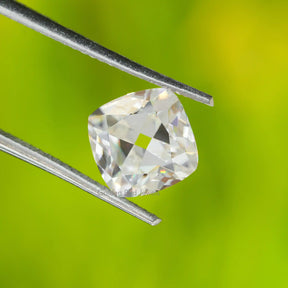 Antique Cut Colorless Moissanite