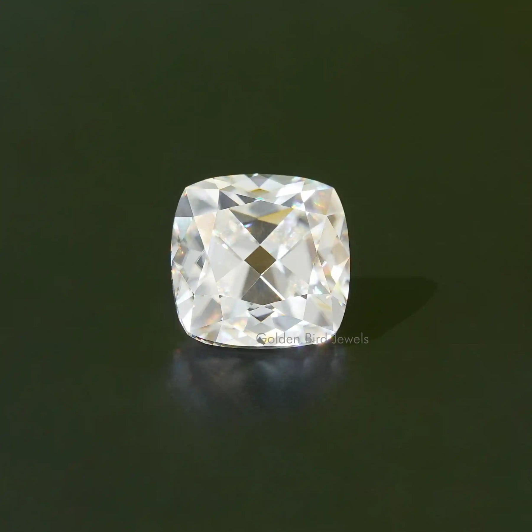 Beautiful Antique French Cushion Cut Moissanite Loose Stone