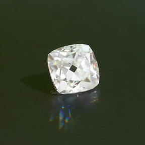 Side Look Of French Cut Colorless Loose Moissanite