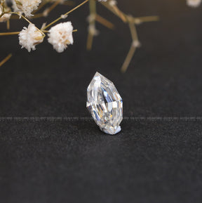 Step Cut Moissanite Marquise Antique Loose