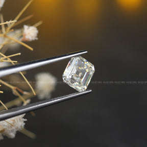 2.16 CT Old Mine Cut Asscher Moissanite Loose For Jewelry