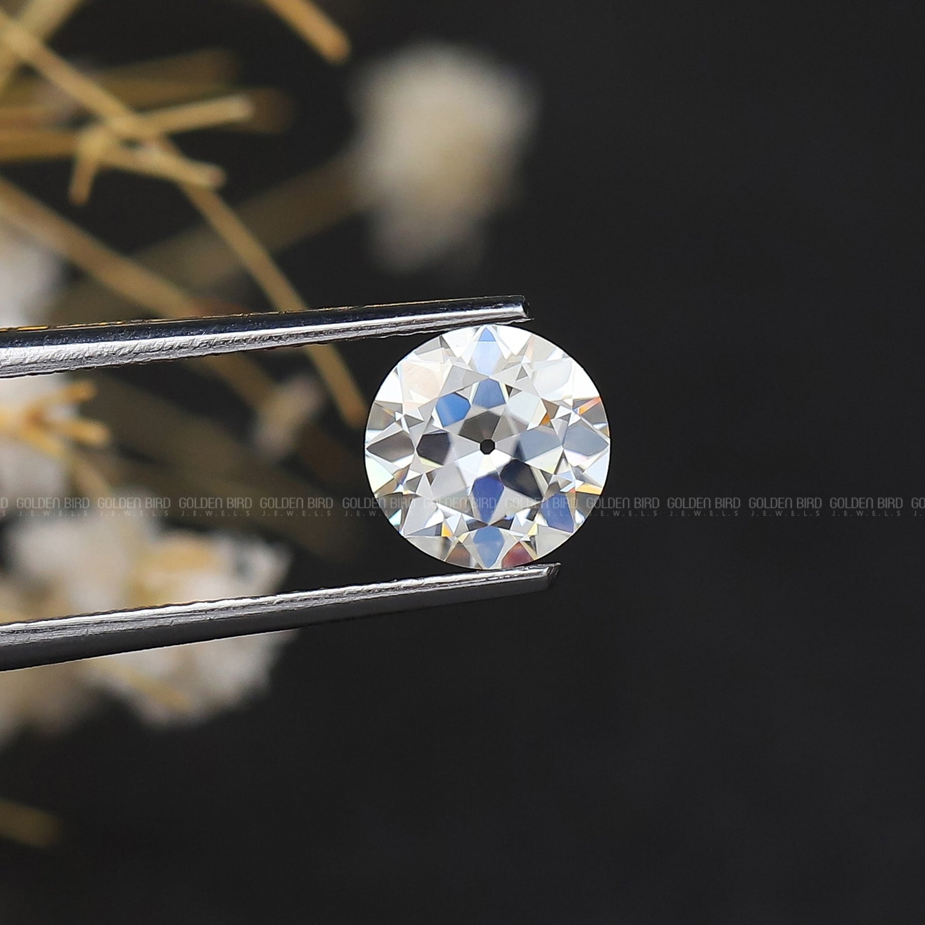 Old European Round Cut Loose Moissanite For Jewelry