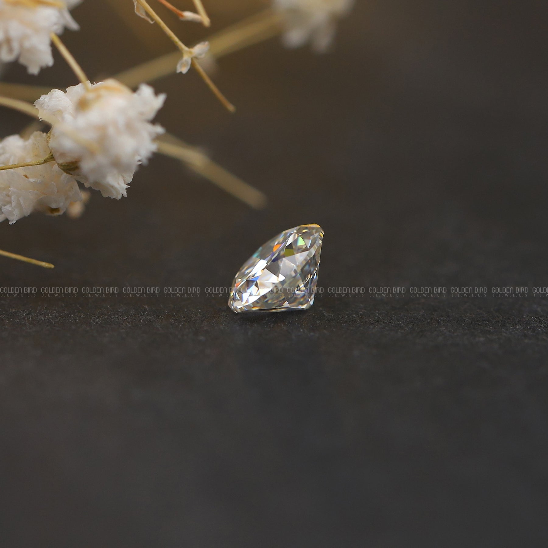 Old European Round Cut Loose Moissanite For Jewelry