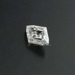 View of Colorless Marquise Antique Cut Loose Moissanite In White