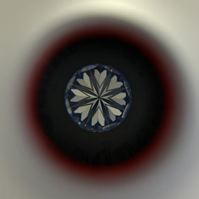 View of Colorless Brilliant Round Cut Loose Stone In White