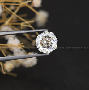 [Octagon Cut Loose Moissanite Stone]-[Golden Bird Jewels]