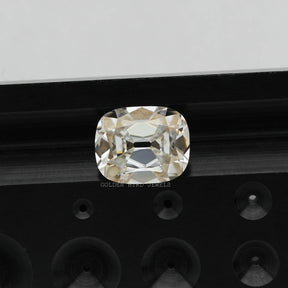 4.18 Carat Elongated Old Mine Cut Cushion Loose Moissanite Diamond