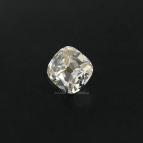 8.11 carat Old Mine Cushion Cut Moissanite is an exquisite piece of jewelry featuring a stunning cushion cut gemstone
