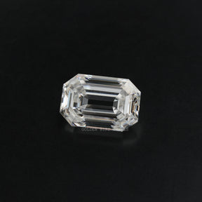 8.35 carat huge old mine emerald shape moissanite diamond