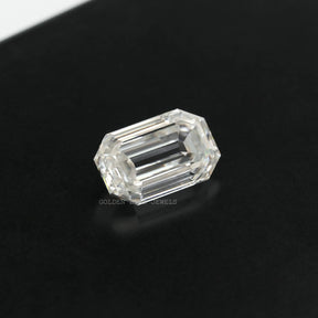 Front View OF 2.48 Carat Old Mine Emerald Cut Loose Moissanite 