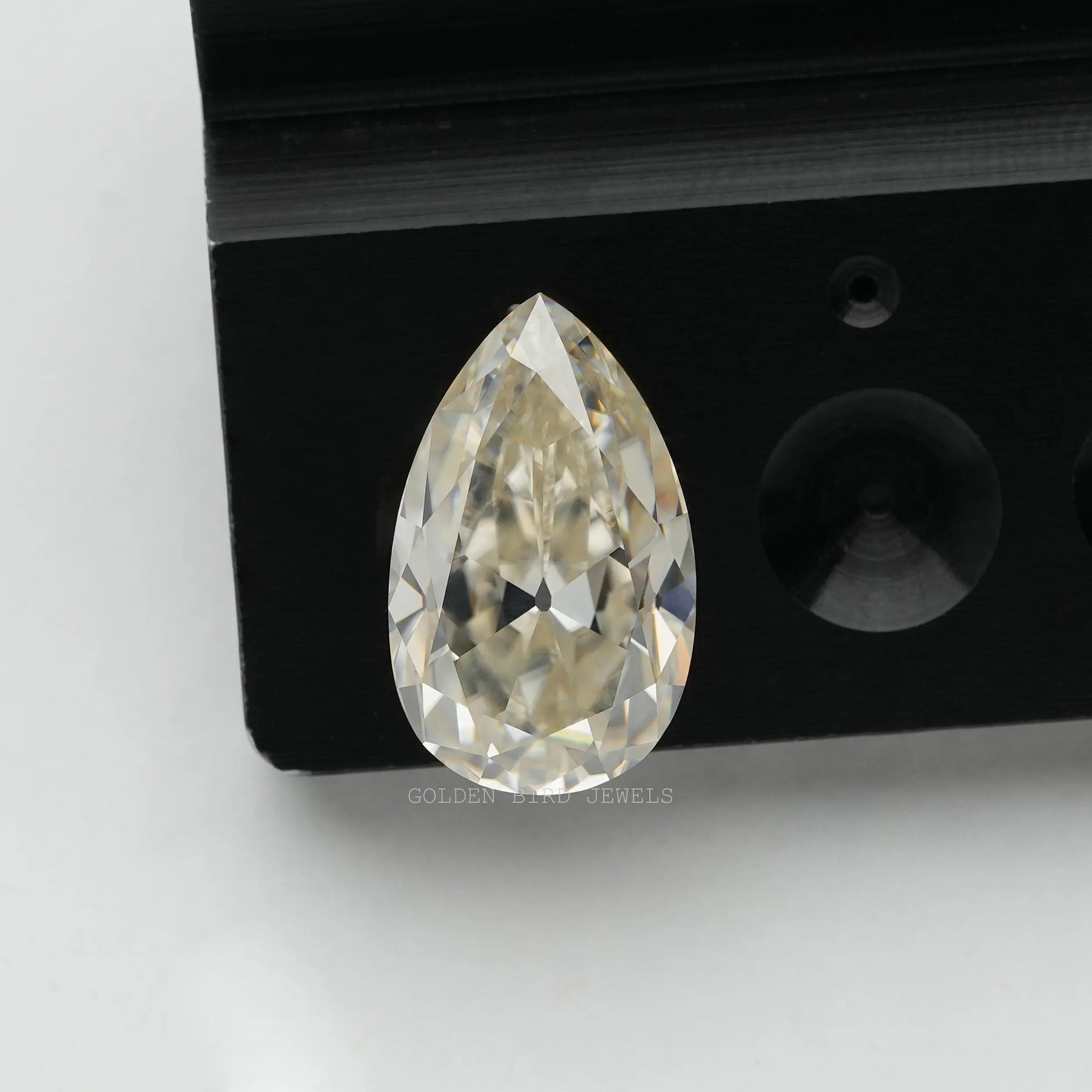 8.11 Carat Near Colorless Old Mine Pear Cut Loose Moissanite Diamond 
