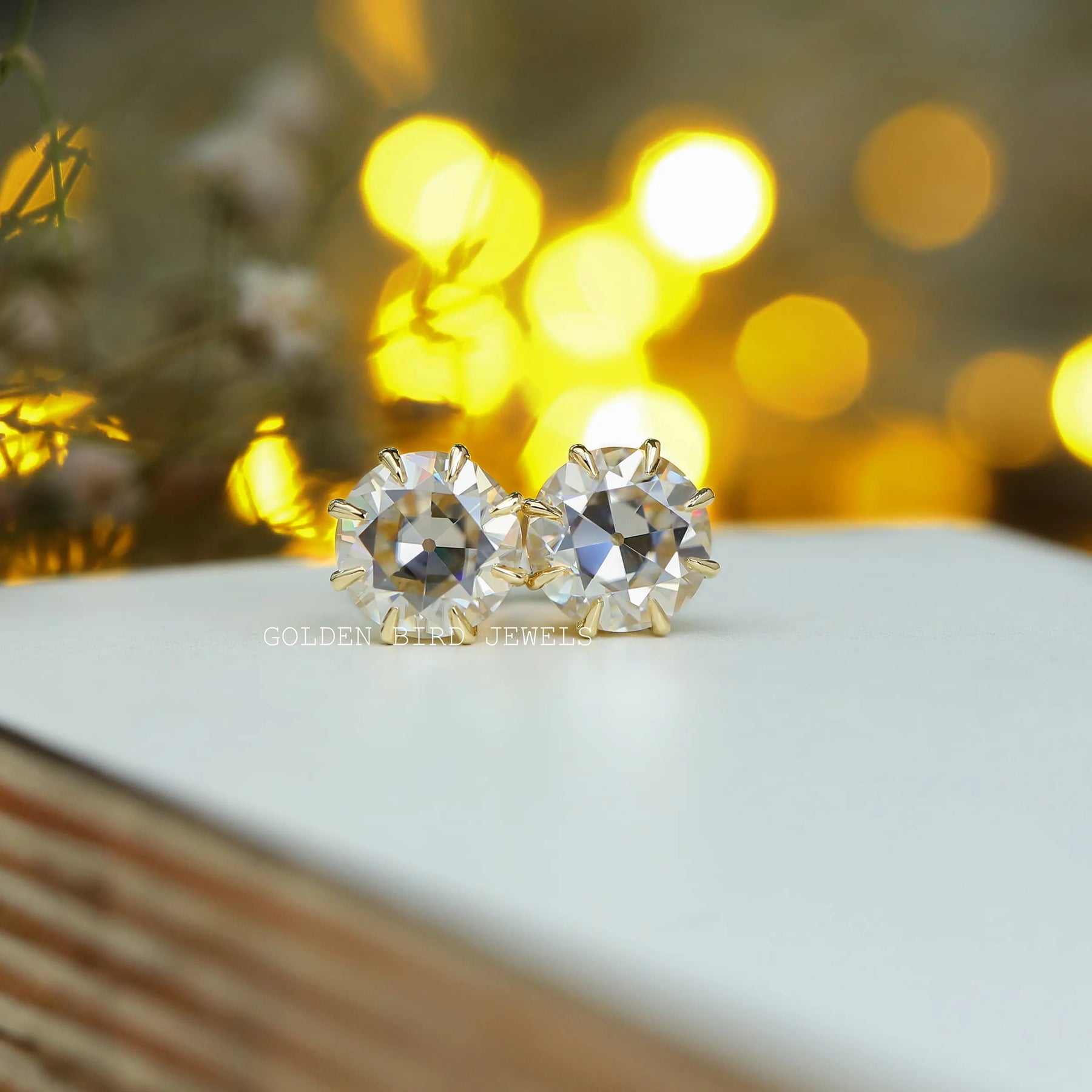 Moissanite earrings studs deals