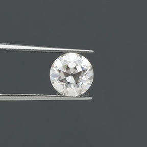 In tweezer 3.28 Carat Colorless old European round cut loose moissanite 