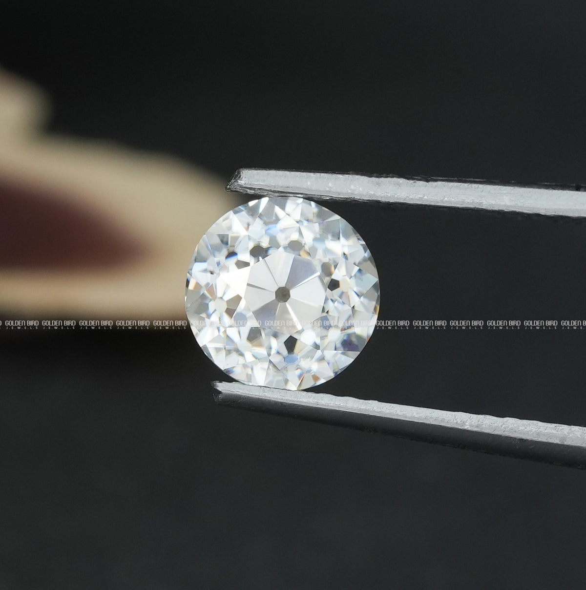 Colorless  Round Cut Loose Moissanite Stone