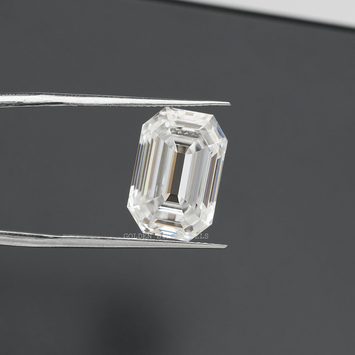 Old Mine Emerald Cut Moissanite Stone