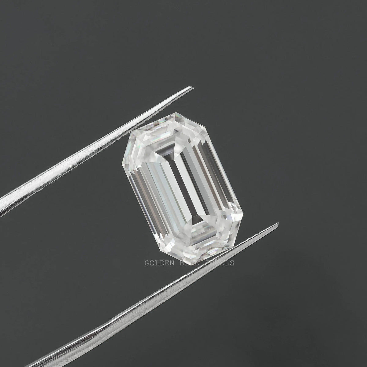 Colorless Emerald Cut Loose Moissanite Stone