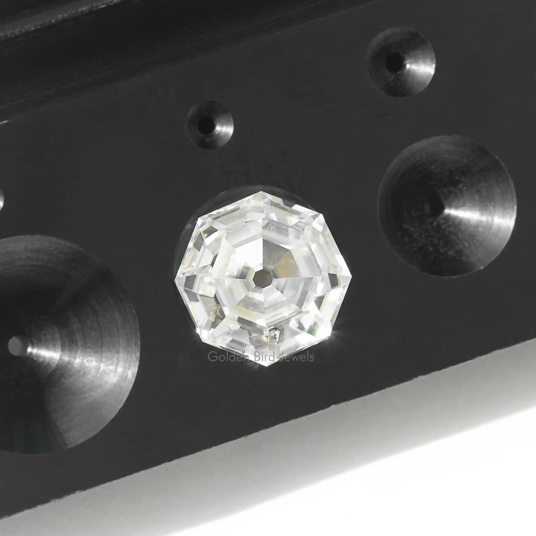 2.21 Carat Colorless Antique Cut Moissanite Loose Stone