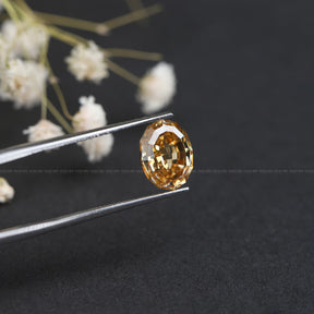 [Oval Shaped Loose Moissanite Stone]-[Golden Bird Jewels]