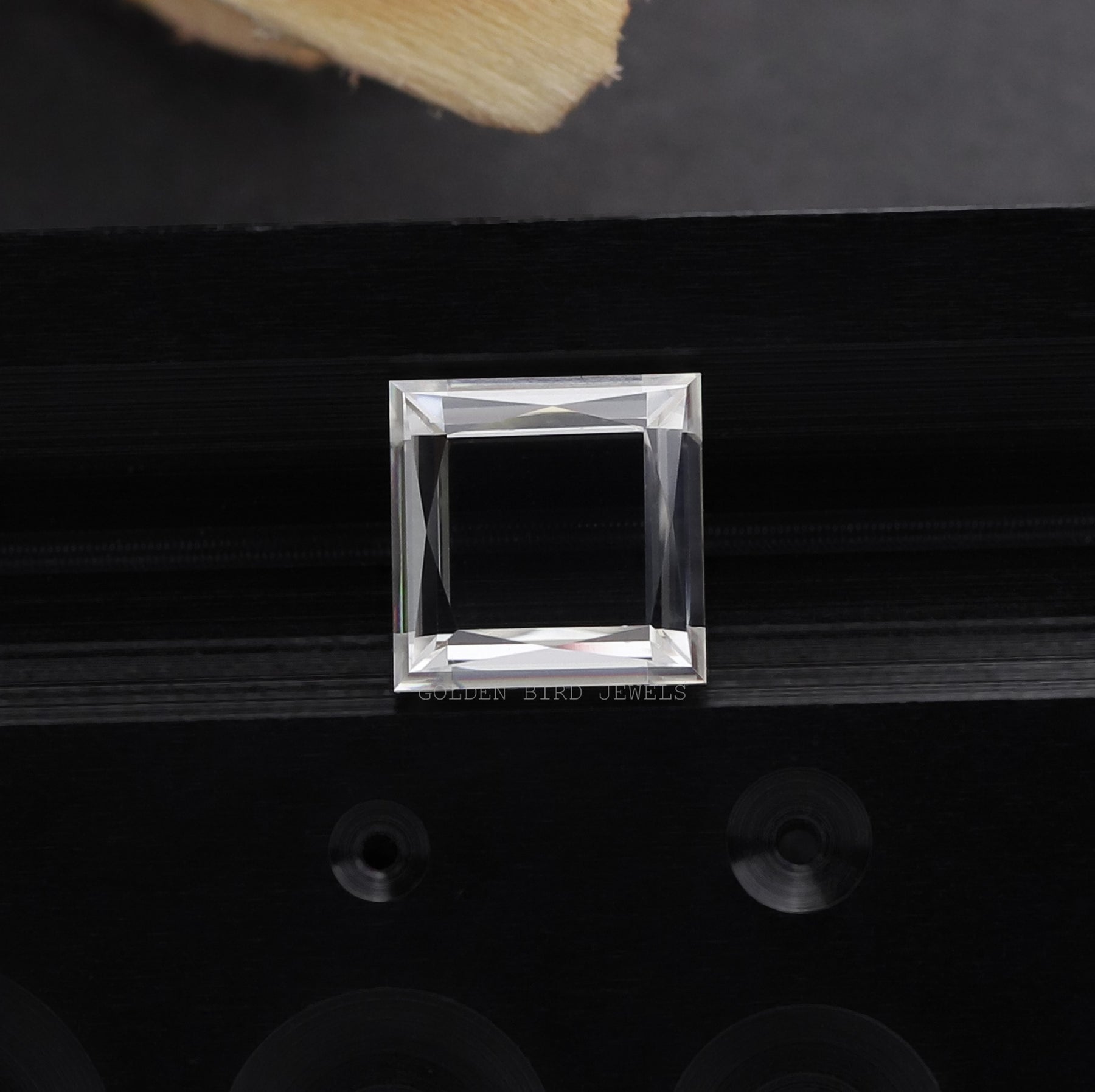 [Moissanite Princess Cut Loose Stone]-[Golden Bird Jewels]
