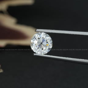 [Old European Round Moissanite Stone]-[Golden Bird Jewels]