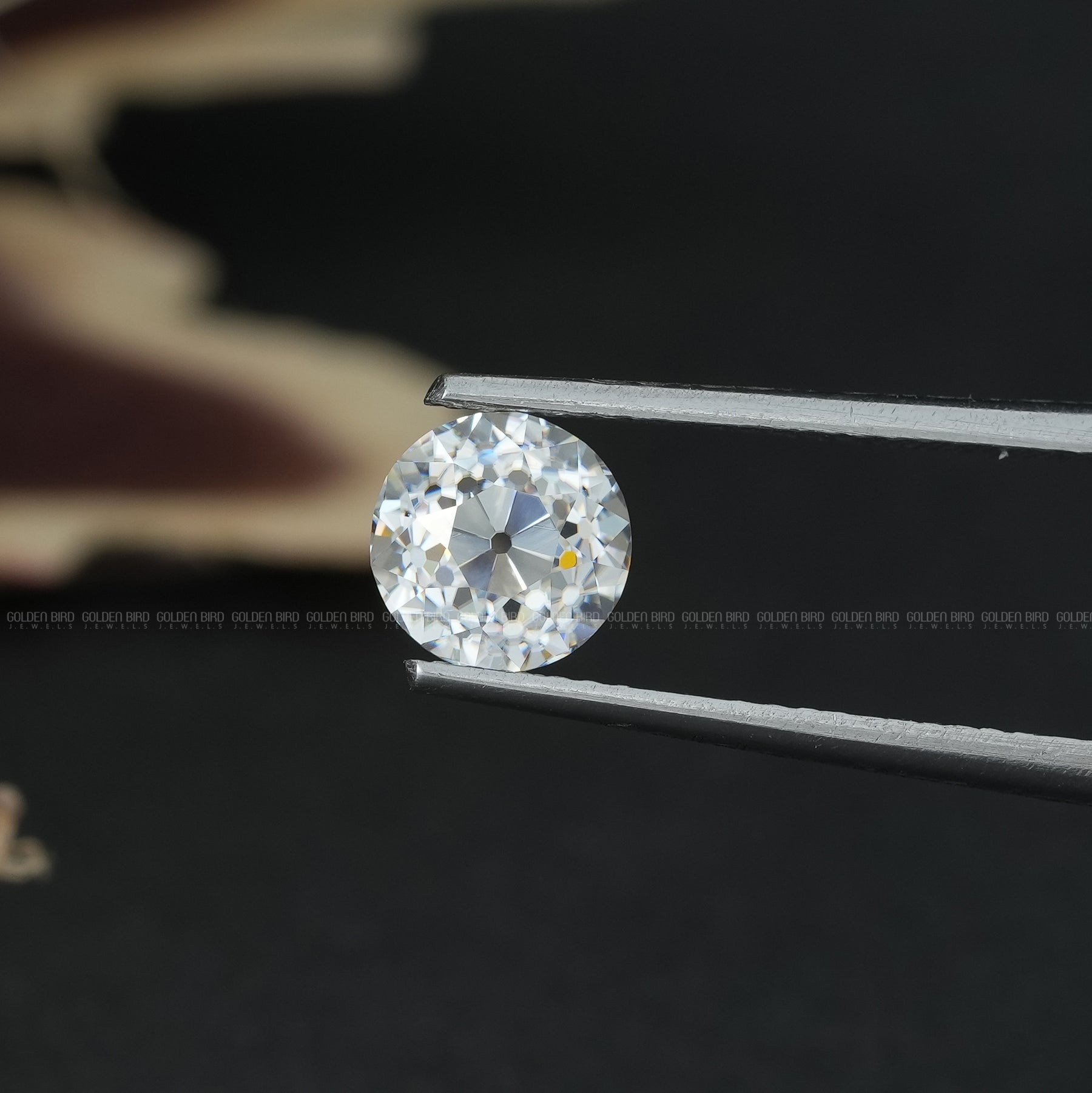 [Moissanite Round Cut Loose Stone]-[Golden Bird Jewels]