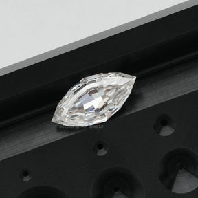 2.50 Carat antique step cut marquise loose moissanite for your engagement ring