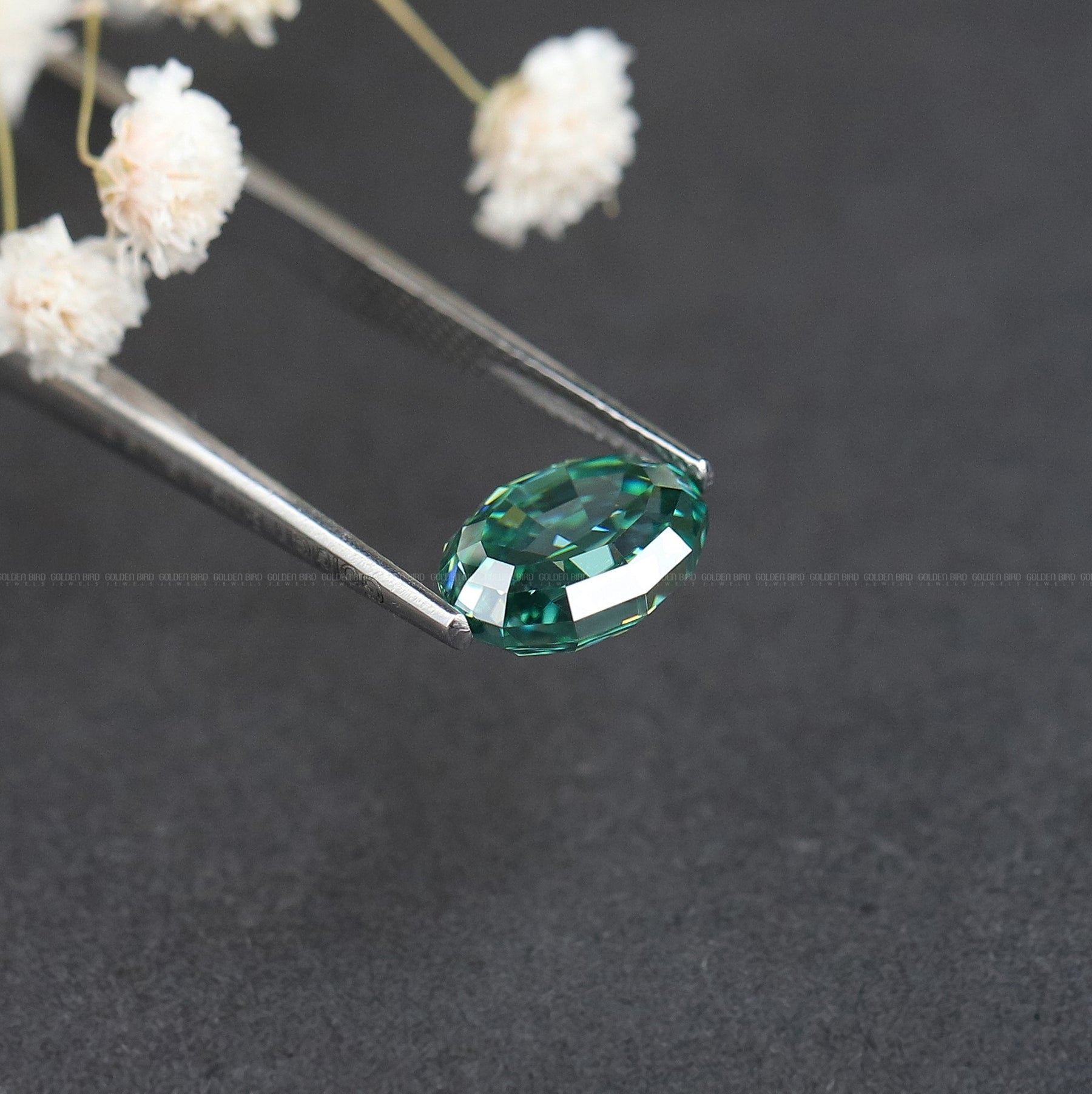 [Step Cut Oval Loose Stone]-[Golden Bird Jewels]