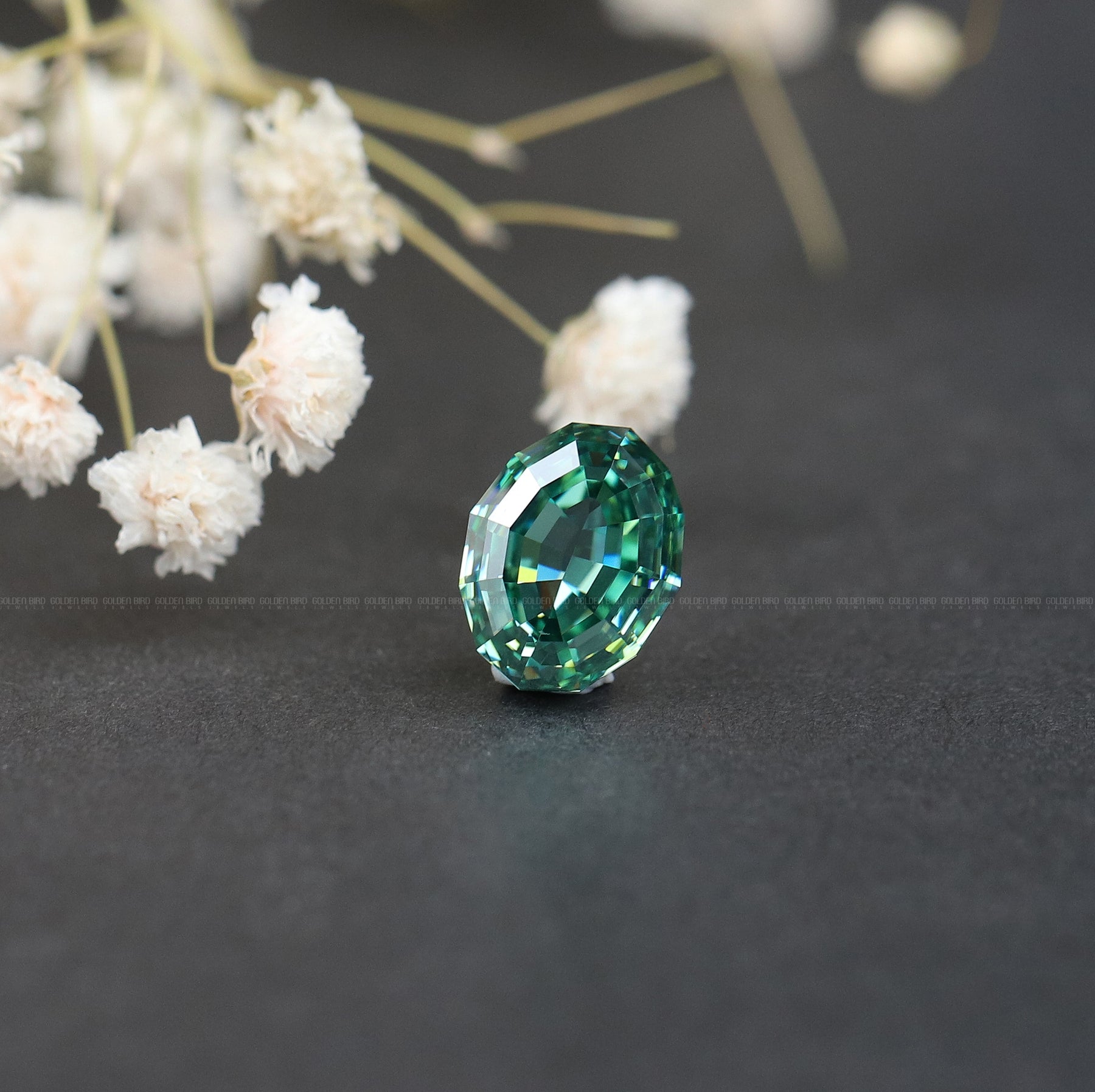 [Moissanite Oval Cut Loose Stone]-[Golden Bird Jewels]