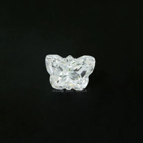 2 carat antique cut butterfly shape loose moissanite