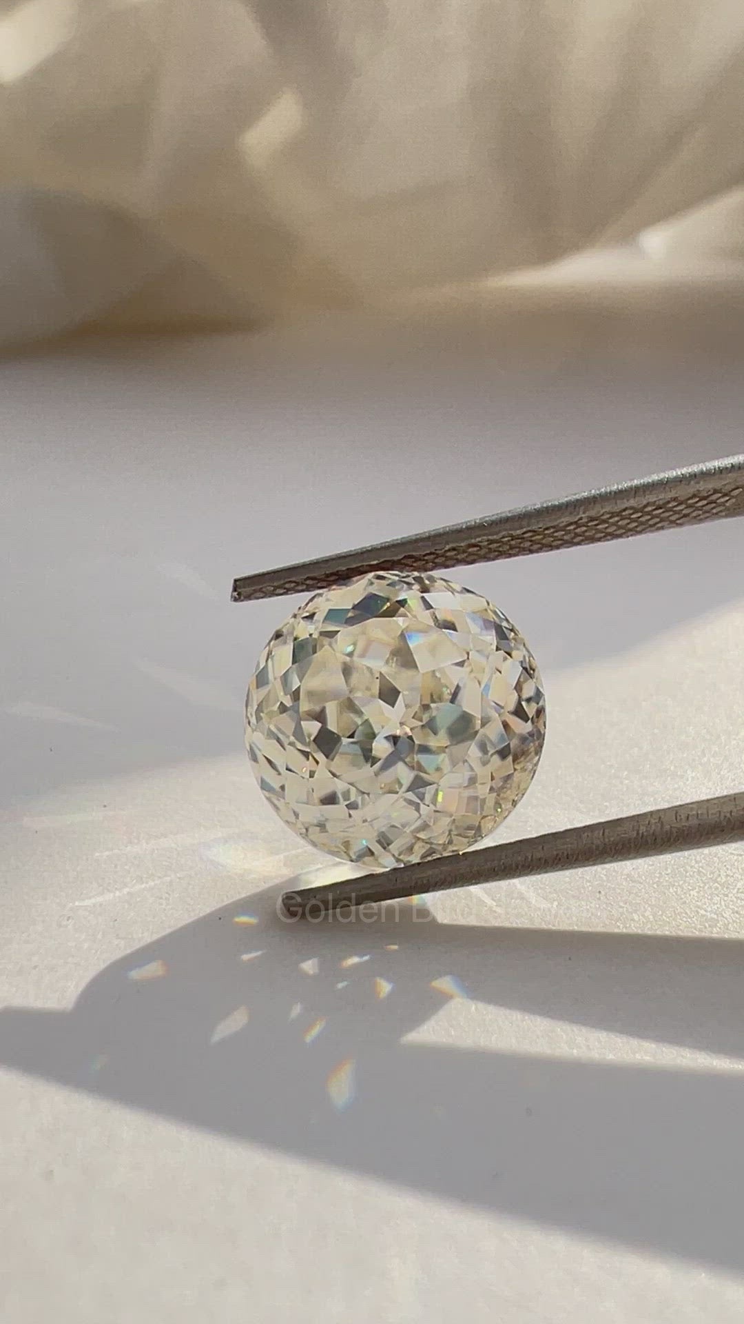 Portuguese Cut Moissanite Antique Stone