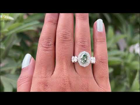 [YouTube Video Of Step Cut Oval Shape Moissanite Engagement Ring]-[Golden Bird Jewels]