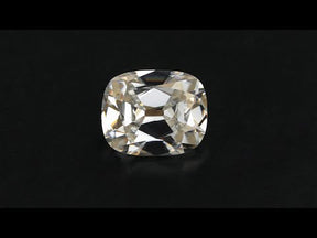 Youtube Video Of 4.18 carat Elongated Old Mine Cut Cushion Moissanite 