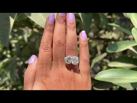 [YouTube Video Of Heart & Old Mine Cushion Cut Toi Moi Ring]-[Golden Bird Jewels]
