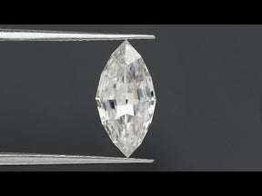 youtube video 2.50 CT antique step cut marquise shape loose moissanite stone