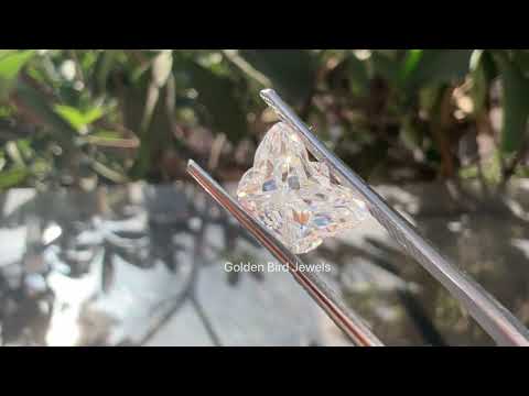 Youtube Video of Antique Butterfly Cut Moissanite Loose Stone