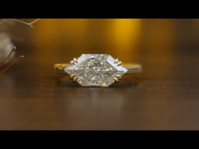 [YouTube Video Of Moissanite Dutch Marquise Solitare Ring]-[Golden Bird Jewels]